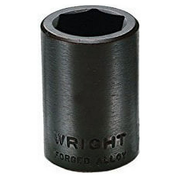 Wright Tool 1/2" Dr. Standard Impact Sockets, 1/2 in Drive, 22 mm, 6 Points - 1 EA (875-48-22MM)