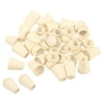 thumbnail image 1 of Unique Bargains Cream Plastic Bell End Stopper Cord Lock (20 Pack), 1 of 5