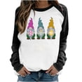thumbnail image 1 of DPTALR Pâques Femmes Décontracté à Manches Longues Imprimé Sweat-Shirts Tops, 1 of 9