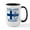 White/Black Inside, variant on CafePress - Finland Suomi Flag Large Mug - 15 oz Ceramic Large White Novelty Mug