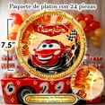 thumbnail image 3 of 24 Pz Plato De Cartón Premium Pastelero De Personajes Turbito Naranja, 3 of 4