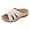 Beige, variant on Women's Hollow Solid Color Fashion Thick Soled Slippers Large Size Spring And Summer Fish Mouth Rest Beach Sandals