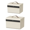 thumbnail image 6 of Plastic Security Box with Combination Lock Lockable Storage Trunk for Files and Document Travel Jewlery Organiser, 6 of 8