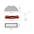 thumbnail image 3 of Para Mijia 1c 2c Mi Robot Aspirador Mop F9 Repuestos Accesorios Cepillo Lateral Principal Filtro HEPA Mop Clot, 3 of 5