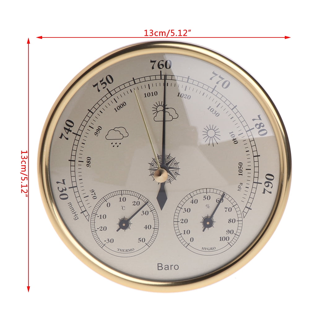 Suspended Multifunctional Portable Barometer Weather Station YEHJTK Wall-Mounted Household Barometer Thermometer Hygrometer
