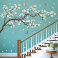 thumbnail image 1 of Decowall Sg4-2213 Pegatinas De Pared De Árbol De Flores Orientales, Pegatinas De Flores De Cerezo Blanco, Despegar Y Pegar, Dormitorio, Sala De Estar, Murales De Flores, Decoración Floral, Pájaros, Mu, 1 of 5