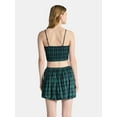 thumbnail image 2 of No Boundaries Cotton Cami and Mini Bubble Skirt Set, 2-Piece, Women's, 2 of 4
