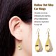 thumbnail image 4 of Sonducket 1 par de pendientes colgantes, accesorios de joyería con forma de gota de agua calados simples, suministro a juego de ropa clásica, gota de Ropa, zapatos y accesorios Miscelánea Oro Sonducket AP009640-01, 4 of 6
