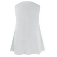 thumbnail image 3 of XFYSSS Women's Plus Size Pullover Solid Color Sleeveless V-Neck T-Shirt Top Vest Loose Casual Vest L-4XL V-Neck Tank Top, 3 of 4