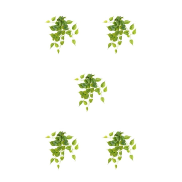 Hojas falsas Inteprter plantas colgantes artificiales decoración tipo 3