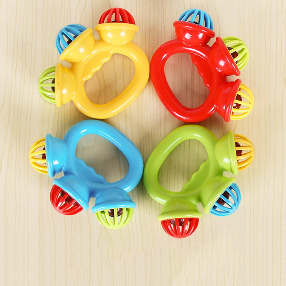 1PC Infant Baby Lovely Bell Rattles Toy Newborn Baby Hand Play Toys Gift FO