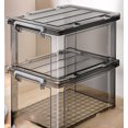 thumbnail image 2 of Caja de almacenamiento transparente portátil Caja de almacenamiento de ropa para el hogar Caja de almacenamiento de juguetes Caja organizadora Herramientas Artículos diversos Almacenamiento de plástic, 2 of 5