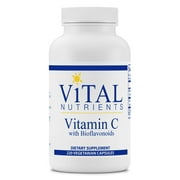 Vital Nutrients - Vitamin C with Bioflavonoids - Vitamin C and Bioflavonoid Formula - 220 Vegetarian Capsules