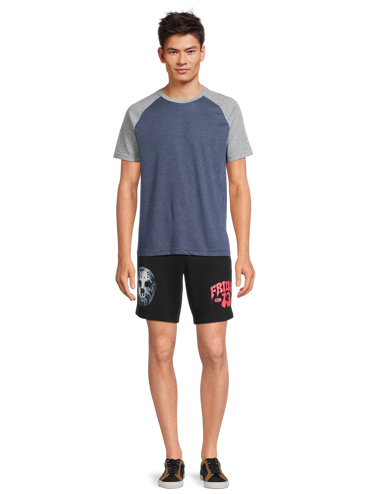 Friday The 13th Friday Text Apparel, Men's Graphic Jogger Shorts, Size XS-3XL (Men's Big & Tall)