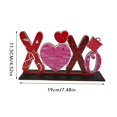 thumbnail image 3 of Valentine's Day Table Decorations for Dinner Party Love Wooden Table Centerpieces Sign for Valentines Decorations, 3 of 9