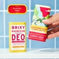 thumbnail image 3 of BRIXY Magnesium Deodorant, Odor Control With Ceramide & Niacinamide For Skin Health, Aluminum Free, Baking Soda Free, EWG VERIFIED, Sensitive Skin Deodorant, Vegan, Plastic Free, Light Scent (2 Pack), 3 of 8
