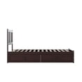 thumbnail image 6 of AFI Tahoe Solid Wood Twin XL Platform Bed with Footboard & 2 Drawers in Espresso, 6 of 9