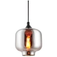 thumbnail image 2 of SUNLITE E26 6.5" Tinted Glass Sphere Brushed Nickel Pendant Light Fixture, 2 of 3