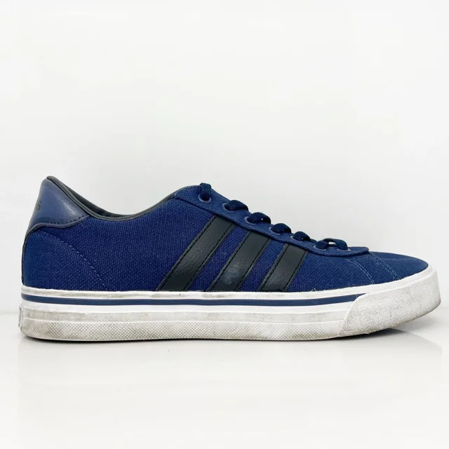 Adi - das Mens Cloudfoam AW3907 Blue Casual Shoes Sneakers Size 7.5