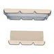 thumbnail image 1 of Juego de fundas de repuesto para columpio de 3 plazas, a prueba de polvo, para columpio de jardín de 3 plazas. Beige, 1 of 8