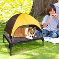 thumbnail image 3 of Outdoor Dog Lounger, Foldable Sun Protection Dog Bed with Canopy and Carry Bag, 3 of 5