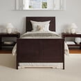 thumbnail image 3 of Portland Twin Extra Long Bed with Matching Footboard and Twin Extra Long Trundle in Espresso, 3 of 13