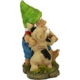 thumbnail image 4 of Design Toscano Happy as a Pig in Slop Garden Gnome Statue, 4 of 5