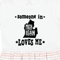 thumbnail image 4 of Inktastic Michigan Travel Someone Loves Me Girls Toddler Dress, 4 of 5