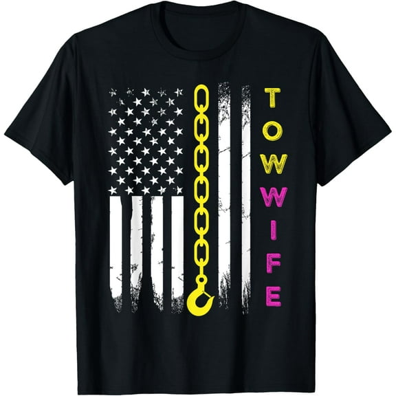 Playful Comfort Tee - Tow Truck Driver Wife Girlfriend Tow Operator Wrecker T-Shirt