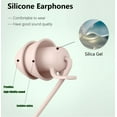 thumbnail image 2 of CACOCO-Sleep Buds- Pink Wired In-Ear Earbuds For Sleeping,Type C Ultra-Light Soft Silicone Earphones, Noise-Isolating Earphone With Microphone, Ideal For Sleeping,Sports, Air Travel, Leisure Time,Med, 2 of 4