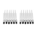 thumbnail image 4 of 12 unids/caja pinzas para peinar el cabello peluquería seccionar horquillas para estilismo de salón blanco, 4 of 8