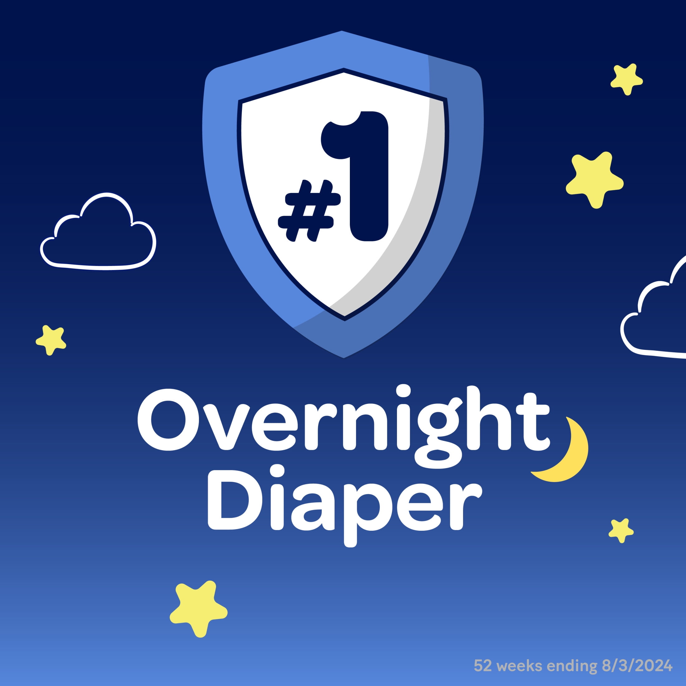 Huggies Overnites Nighttime Diapers, Size 5 (27+ lbs), 44 Count (Select for More)
