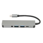 USB 3.0 Hub, 5 in 1 Port Expander USB C Hub  for Mouse for Keyboard