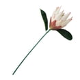 thumbnail image 4 of Tela de seda Flor falsa Oficina en casa Decoración floral Fiesta Ceremonia Flor artificial Fotografía Prop, Rosa Blanco Advancent HA6650-02B, 4 of 6