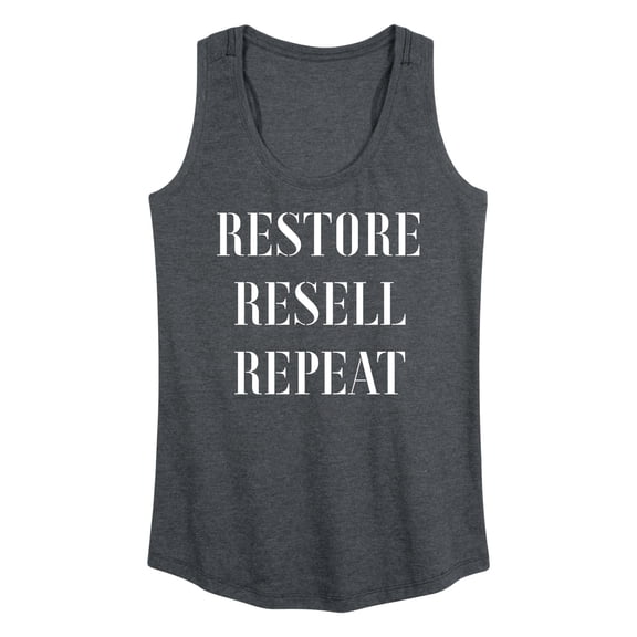 Instant Message - Restore Resell Repeat - Women's Racerback Tank Top