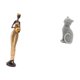 thumbnail image 5 of Figuras tribales africanas, esculturas artísticas para decoración del hogar, dormitorio, mesa, mueble de TV, entrada, estantería, sala de estar, colec, 5 of 8
