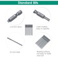 thumbnail image 4 of Amdohai 10-Piece Security Torx Bit Set 1/4-inch Drive Tamper Proof Torx Bit Set 3.93-inch Long S2, 4 of 8