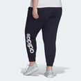 thumbnail image 3 of Adidas Womens Slim fit Track Pants 3X Blue Solid, 3 of 4