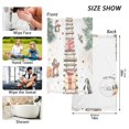 thumbnail image 6 of Yayeee 2 Pack Hand Towels for Bathroom 100% Cotton 16" x 28" Soft Absorbent Kitchen Towel, Holiday Train, 6 of 7