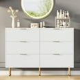 thumbnail image 1 of Commode à 6 Tiroirs avec Tiroirs Larges, Commode en Bois, Commodes de Rangement Modernes pour Salon, 1 of 7