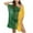Yellow, variant on Women's Color Block Crochet Swimsuit Cover Up Hollow out Sheer Knit Beach Dress Crochet Swimsuit Cover Ups for Women One Size