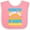 Pink and White, variant on Inktastic Geometry Math Geek Funny School Boys or Girls Baby Bib