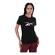 thumbnail image 1 of Playera Reebok Mujer Basic Cotton Silver Negro Entrenamiento negro M, 1 of 6