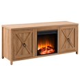 thumbnail image 1 of Henn&Hart 58" Golden Oak TV Stand, 1 of 11