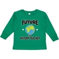 thumbnail image 3 of Inktastic Future History Teacher Boys or Girls Long Sleeve Toddler T-Shirt, 3 of 5
