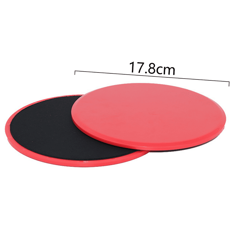 Core Sliders for Working Out - Compact, Dual Sided Gliding Discs for Full  Body Workout on Carpet or Hardwood Floor - Fitness & Home Exercise  Equipment - Small Gift for Athletes,Red,RedG12539 