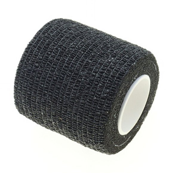 1 Roll U Pick 4.5m*5cm Waterproof Outdoor Camo Hiking Camping Hunting Camouflage Stealth Tape Wraps Black 5cm
