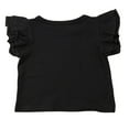 thumbnail image 2 of EIMELI Infant Toddler Baby Girl Top Basic Plain Ruffle T-Shirt Blouse Casual Clothes, 2 of 3
