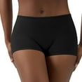 thumbnail image 2 of Bovxnpu Women's Plus Size Panties, Women's Seamless Shapewear Boyshort Panties, Women's Mid Sport Shorts In Nylon With 4-Way Stretch Underwear, 2 of 5