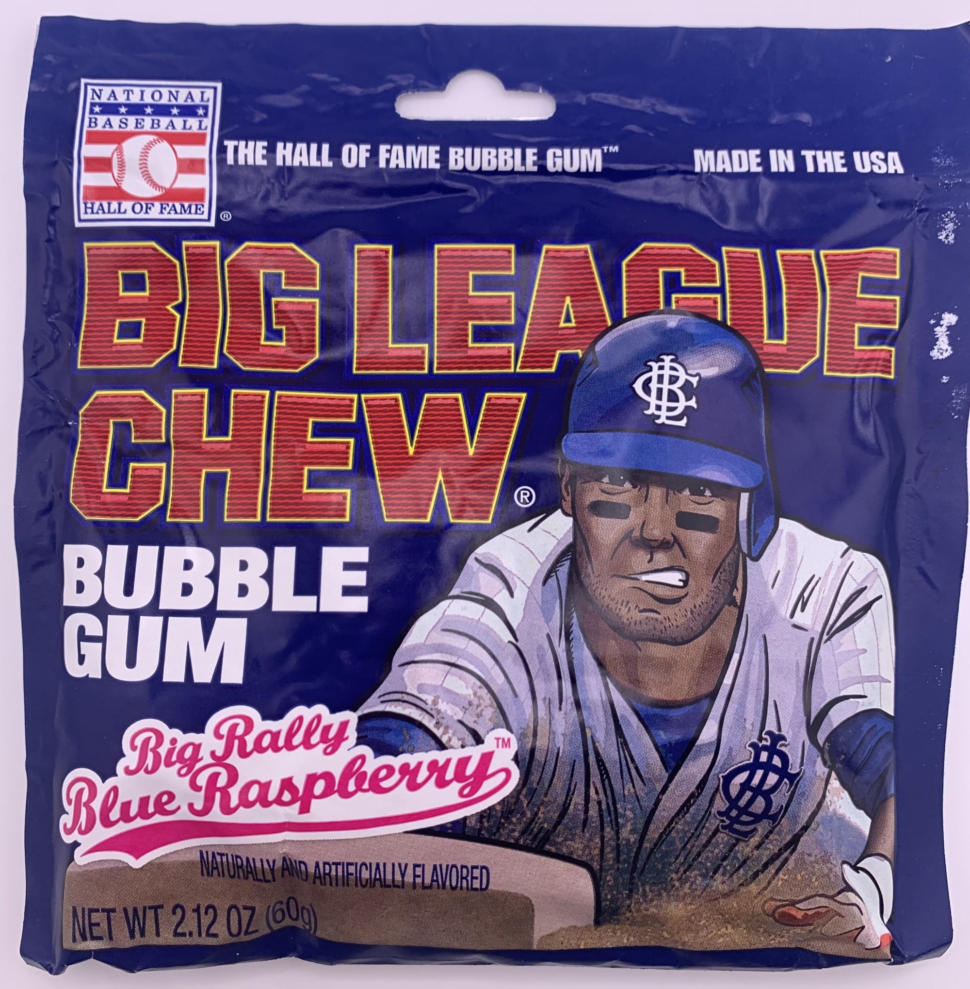 Big League Chew Bubble Gum Strawberry / 2.12 Ounce